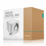 DeepCool CPU Cooler - AK620 DIGITAL SE WH (28 dB; max, 117,21 m3/h; 4pin csatlakozó, 6 db heatpipe, 2x12cm, PWM, RGB) - Image 10