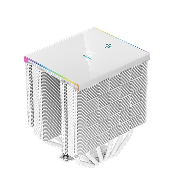 DeepCool CPU Cooler - AK620 Digital WH (28 dB; max, 117,21 m3/h; 4pin csatlakozó, 6 db heatpipe, 2x12cm, PWM, fehér) - Image 4