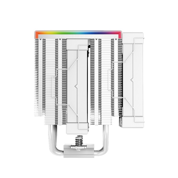 DeepCool CPU Cooler - AK620 Digital WH (28 dB; max, 117,21 m3/h; 4pin csatlakozó, 6 db heatpipe, 2x12cm, PWM, fehér) - Image 6