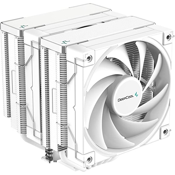 DeepCool CPU Cooler - AK620 WH (28 dB; max, 117,21 m3/h; 4pin csatlakozó, 6 db heatpipe, 2x12cm, PWM) - Image 1