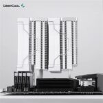 DeepCool CPU Cooler - AK620 WH (28 dB; max, 117,21 m3/h; 4pin csatlakozó, 6 db heatpipe, 2x12cm, PWM) - Image 5