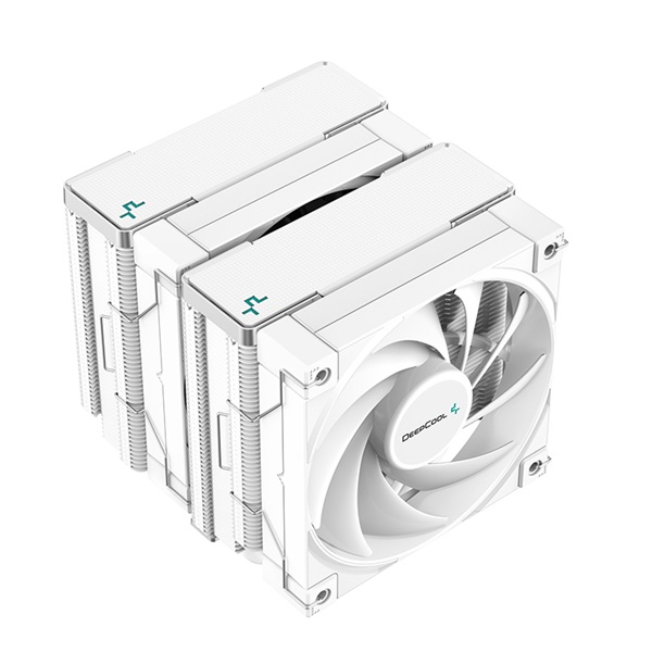 DeepCool CPU Cooler - AK620 WH (28 dB; max, 117,21 m3/h; 4pin csatlakozó, 6 db heatpipe, 2x12cm, PWM) - Image 6