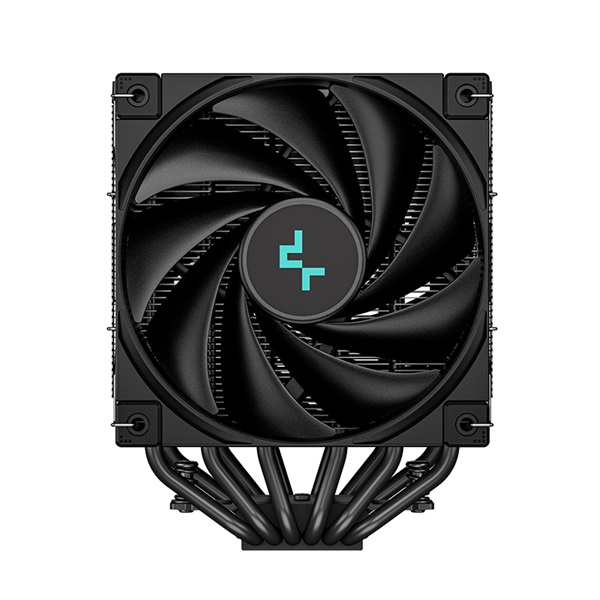 DeepCool CPU Cooler - AK620 ZERO DARK (28 dB; max, 117,21 m3/h; 4pin csatlakozó, 6 db heatpipe, 2x12cm, PWM) - Image 4