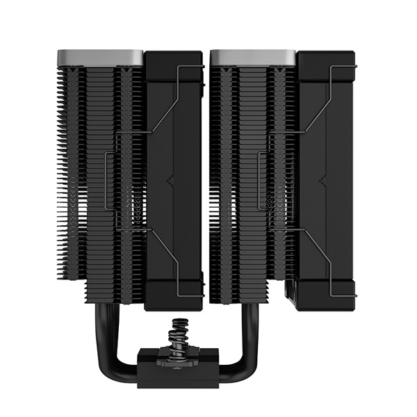 DeepCool CPU Cooler - AK620 ZERO DARK (28 dB; max, 117,21 m3/h; 4pin csatlakozó, 6 db heatpipe, 2x12cm, PWM) - Image 5