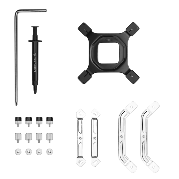 DeepCool CPU Cooler - AK700 DIGITAL WH (28dB; max, 131,21 m3/h; 4pin csatlakozó, 7 db heatpipe, 12cm, PWM) - Image 8