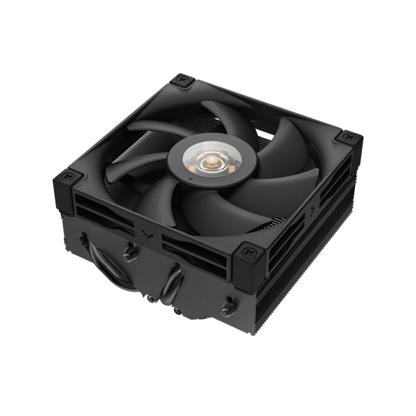 DeepCool CPU Cooler - AN400 BK (Low profile, 31,18 dB; max, 52,97 m3/h; 4pin csatlakozó, 4 db heatpipe, 9cm, PWM)