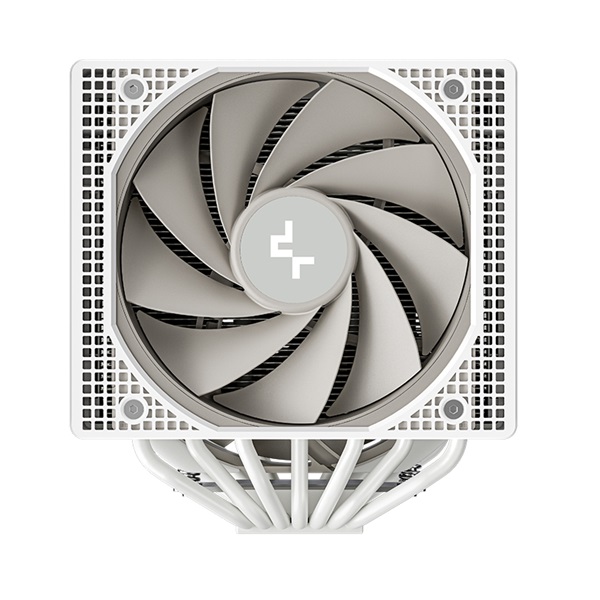 DeepCool CPU Cooler - ASSASSIN IV WH (max. 20,5dB; max. 134,39 m3/h; 4pin PWM; 7 db heatpipe, 1x12cm, 1x14cm, fehér) - Image 4
