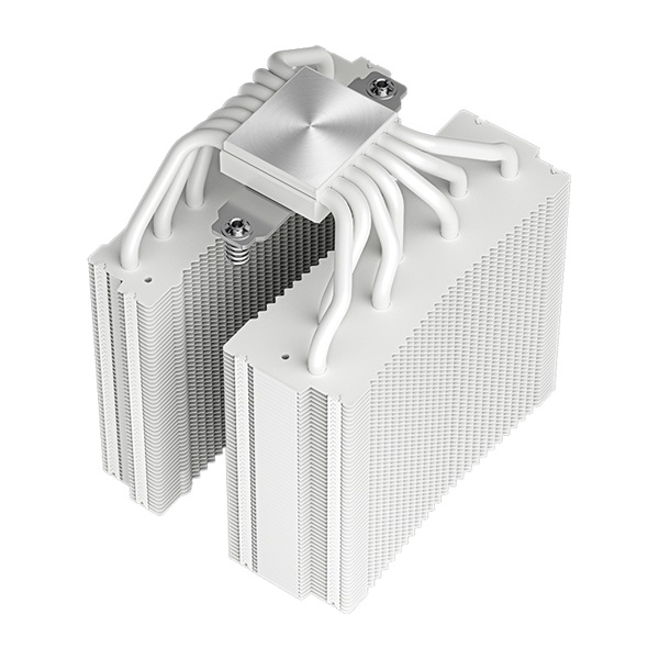 DeepCool CPU Cooler - ASSASSIN IV WH (max. 20,5dB; max. 134,39 m3/h; 4pin PWM; 7 db heatpipe, 1x12cm, 1x14cm, fehér) - Image 6