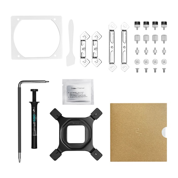 DeepCool CPU Cooler - ASSASSIN IV WH (max. 20,5dB; max. 134,39 m3/h; 4pin PWM; 7 db heatpipe, 1x12cm, 1x14cm, fehér) - Image 9