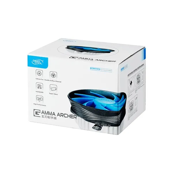 DeepCool CPU Cooler - GAMMA ARCHER (21dB; max. 94,29 m3/h; 3pin csatlakozó; 12cm) - Image 6