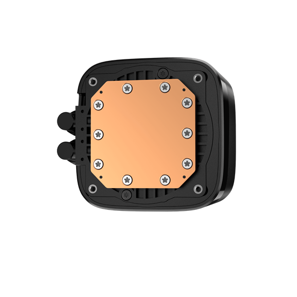 DeepCool CPU Water Cooler - LD240 (max 21dB; max. 122,39 m3/h; 2x12cm, LED kijelző, fekete) - Image 2