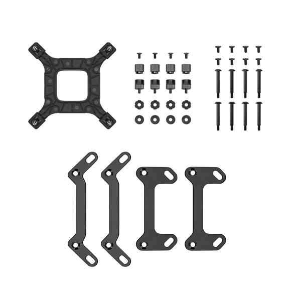 DeepCool CPU Water Cooler - LD240 (max 21dB; max. 122,39 m3/h; 2x12cm, LED kijelző, fekete) - Image 5