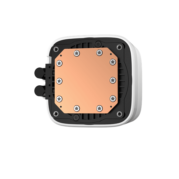 DeepCool CPU Water Cooler - LD360 WH (max 21dB; max. 122,39 m3/h; 3x12cm, LED kijelző, fehér) - Image 2