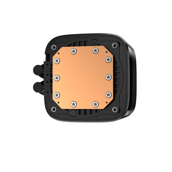 DeepCool CPU Water Cooler - LD360 (max 21dB; max. 122,39 m3/h; 3x12cm, LED kijelző, fekete) - Image 2