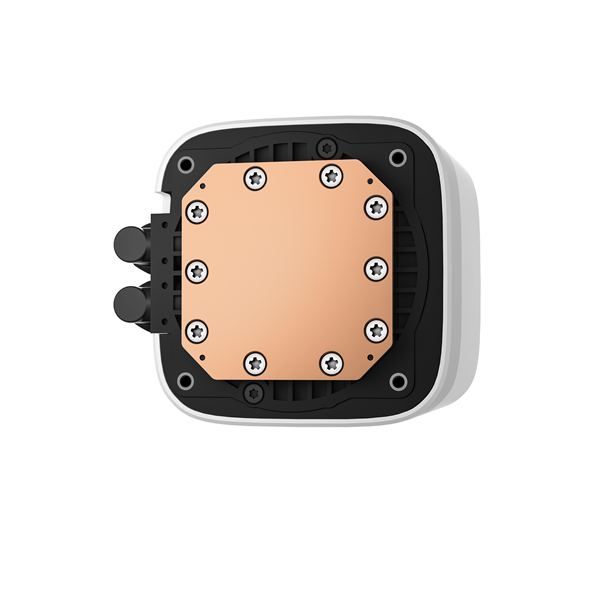 DeepCool CPU Water Cooler - LE240 WH V2 (max 31,6dB; max. 128,93 m3/h; 2x12cm, A-RGB LED, fehér) - Image 2