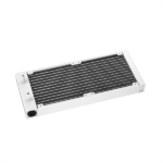 DeepCool CPU Water Cooler - LE240 WH V2 (max 31,6dB; max. 128,93 m3/h; 2x12cm, A-RGB LED, fehér) - Image 4