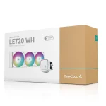 DeepCool CPU Water Cooler - LE720 WH (max 17,8dB; max. 145,86 m3/h; 3x12cm, A-RGB LED, fehér) - Image 7