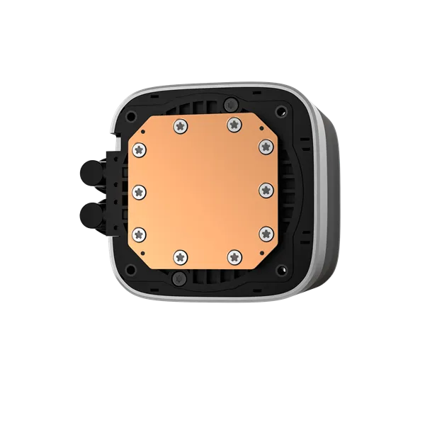 DeepCool CPU Water Cooler - LP240 (max 21dB; max. 122,39 m3/h; 2x12cm, LED kijelző, fekete) - Image 2