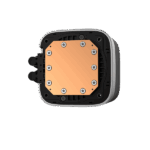 DeepCool CPU Water Cooler - LP360 (max 21dB; max. 122,39 m3/h; 3x12cm, LED kijelző, fekete) - Image 2