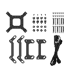 DeepCool CPU Water Cooler - LP360 (max 21dB; max. 122,39 m3/h; 3x12cm, LED kijelző, fekete) - Image 5