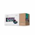 DeepCool CPU Water Cooler - LP360 (max 21dB; max. 122,39 m3/h; 3x12cm, LED kijelző, fekete) - Image 6