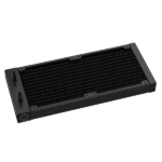 DeepCool CPU Water Cooler - LS520S Zero Dark (max 19dB; max. 145,86 m3/h; 2x12cm, A-RGB LED) - Image 4