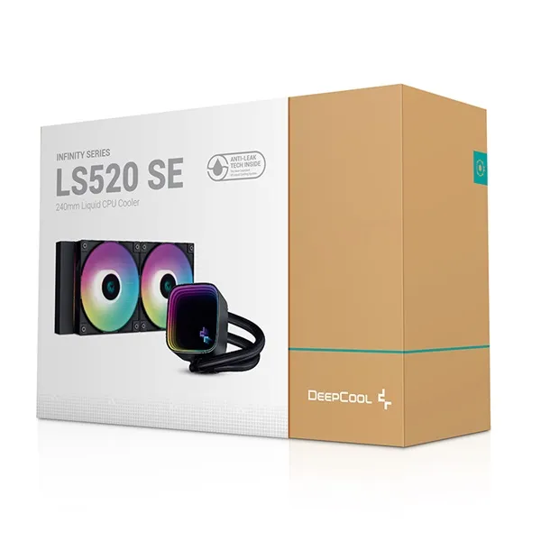 DeepCool CPU Water Cooler - LS520 SE (max 19dB; max. 103,38 m3/h; 2x12cm, A-RGB LED) - Image 6