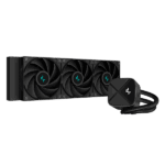 DeepCool CPU Water Cooler - LS720S Zero Dark (max 19dB; max. 145,86 m3/h; 3x12cm, A-RGB LED)