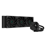 DeepCool CPU Water Cooler - LS720S Zero Dark (max 19dB; max. 145,86 m3/h; 3x12cm, A-RGB LED)
