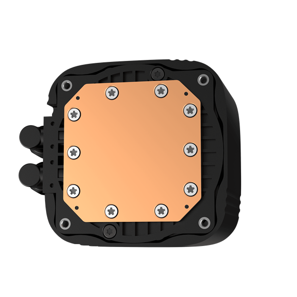 DeepCool CPU Water Cooler - LS720S Zero Dark (max 19dB; max. 145,86 m3/h; 3x12cm, A-RGB LED) - Image 2