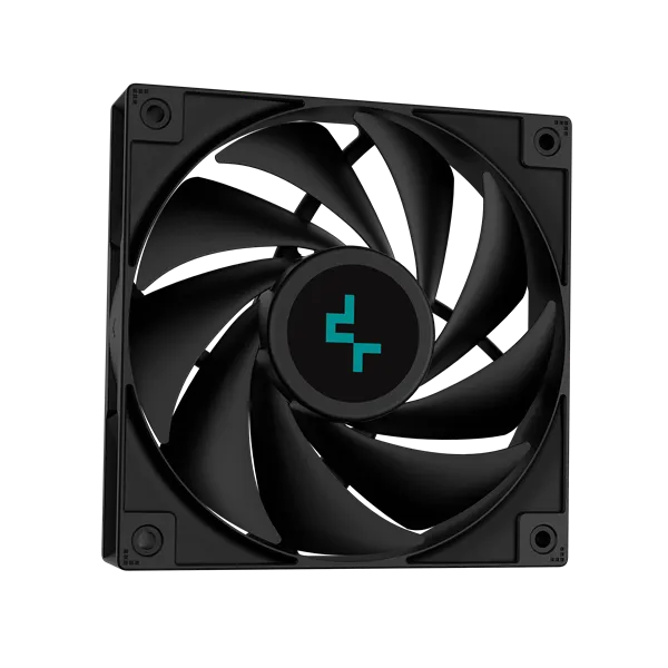 DeepCool CPU Water Cooler - LS720S Zero Dark (max 19dB; max. 145,86 m3/h; 3x12cm, A-RGB LED) - Image 3