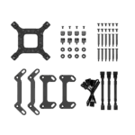 DeepCool CPU Water Cooler - LS720S Zero Dark (max 19dB; max. 145,86 m3/h; 3x12cm, A-RGB LED) - Image 5