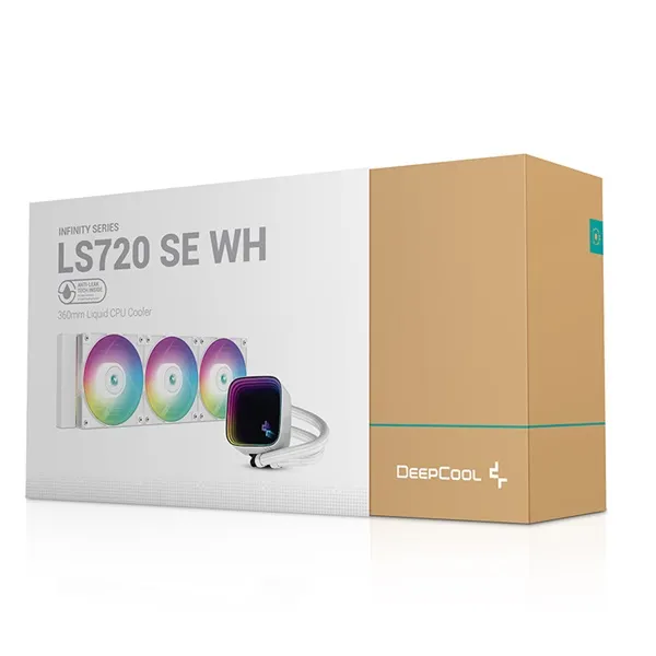 DeepCool CPU Water Cooler - LS720 SE WH (max 19dB; max. 103,38 m3/h; 3x12cm, A-RGB LED, fehér) - Image 6