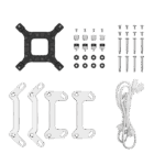 DeepCool CPU Water Cooler - LT240 WH ARGB (max 19dB; max. 145,86 m3/h; 2x12cm, fehér) - Image 5