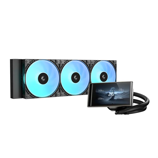 DeepCool CPU Water Cooler - LT360 VISION ARGB (max 33,66dB; max. 127,98 m3/h; 3x12cm)
