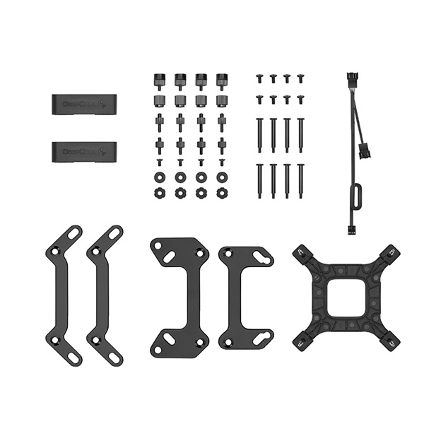 DeepCool CPU Water Cooler - LT520 (max 19dB; max. 145,86 m3/h; 2x12cm) - Image 5