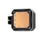 DeepCool CPU Water Cooler - MYSTIQUE 240 ARGB (max 21dB; max. 123,09 m3/h; 2x12cm, LED kijelző, fekete) - Image 2