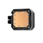 DeepCool CPU Water Cooler - MYSTIQUE 240 ARGB (max 21dB; max. 123,09 m3/h; 2x12cm, LED kijelző, fekete) - Image 2