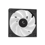 DeepCool CPU Water Cooler - MYSTIQUE 240 ARGB (max 21dB; max. 123,09 m3/h; 2x12cm, LED kijelző, fekete) - Image 3