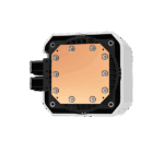 DeepCool CPU Water Cooler - MYSTIQUE 360 WH (max 21dB; max. 123,09 m3/h; 3x12cm, LED kijelző, fehér) - Image 2