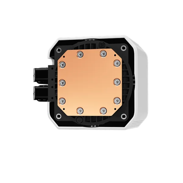 DeepCool CPU Water Cooler - MYSTIQUE 360 WH (max 21dB; max. 123,09 m3/h; 3x12cm, LED kijelző, fehér) - Image 2