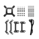 DeepCool CPU Water Cooler - MYSTIQUE 360 (max 21dB; max. 123,09 m3/h; 3x12cm, LED kijelző, fekete) - Image 5