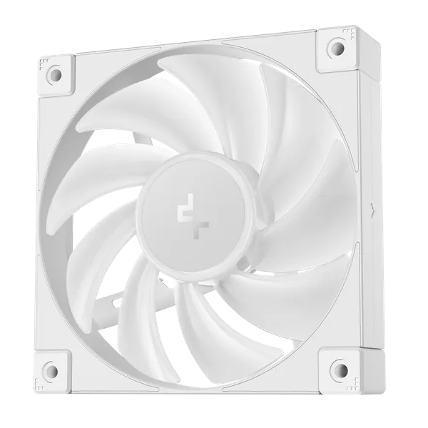 DeepCool Cooler 12cm - FD12 ARGB WH (27,6dB; max. 109,07 m3/h; 3pin csatlakozó; hydro bearing, ház hűtésre, PWM, fehér) - Image 2