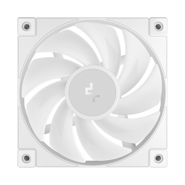 DeepCool Cooler 12cm - FD12 ARGB WH (27,6dB; max. 109,07 m3/h; 3pin csatlakozó; hydro bearing, ház hűtésre, PWM, fehér) - Image 3