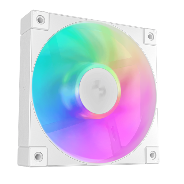 DeepCool Cooler 12cm - FD12 ARGB WH (27,6dB; max. 109,07 m3/h; 3pin csatlakozó; hydro bearing, ház hűtésre, PWM, fehér) - Image 6