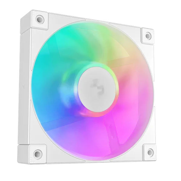 DeepCool Cooler 12cm - FD12 ARGB WH (27,6dB; max. 109,07 m3/h; 3pin csatlakozó; hydro bearing, ház hűtésre, PWM, fehér) - Image 6