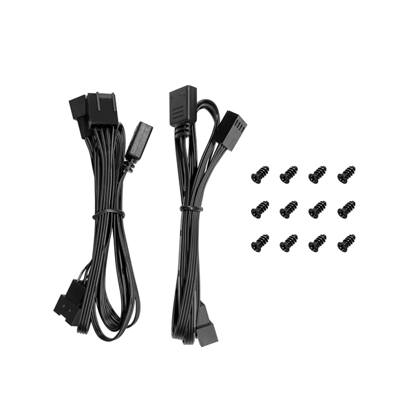 DeepCool Cooler 12cm - FL12 SE (3in1) (28.67dB; max.86,20 m3/h; 3x12cm, 3pin; hydro bearing, ház hűtésre, RGB, PWM) - Image 6