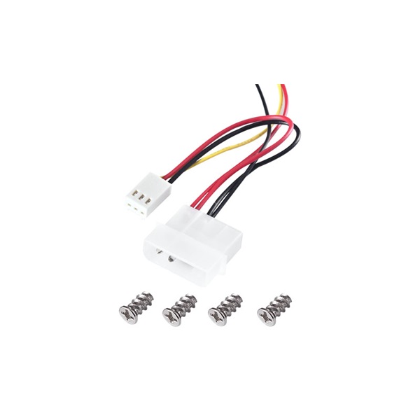 DeepCool Cooler 12cm - XFAN 120 (26dB; max. 75,96 m3/h; 3pin csatlakozó; ház hűtésre) - Image 3