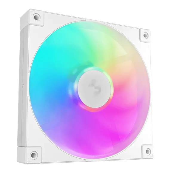 DeepCool Cooler 14cm - FD14 ARGB WH (3in1) (25,6dB; max. 144,09 m3/h; 3pin csatlakozó; hydro bearing, ház hűtésre, PWM) - Image 7