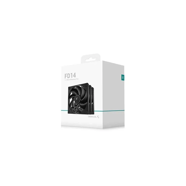 DeepCool Cooler 14cm - FD14 (3in1) (25,6dB; max. 144,09 m3/h; 3pin csatlakozó; hydro bearing, ház hűtésre, PWM) - Image 7